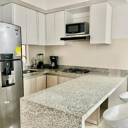 Apto Con Club De Playa Al Norte De Apartment Cartagena